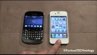 Blackberry Bold 9900 vs Apple iPhone 4s (HD)