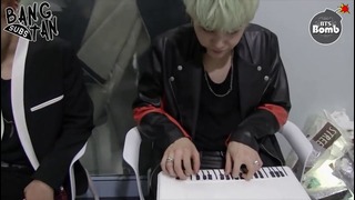 [ENG] 160129 BOMB- Jimin drawing a piano for SUGA