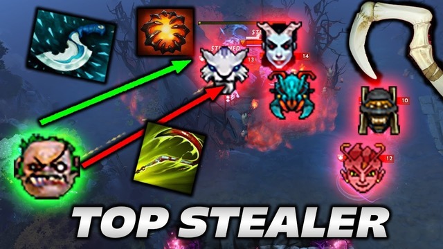 Qupe Pudge Highlights [TOP STEALER] Dota 2