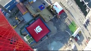 Frightening jump from 52 meters