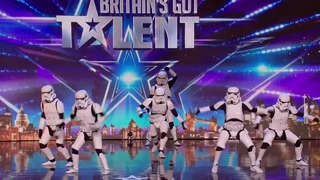 Первое выступление армии тёмной стороны на шоу талантов в Британии