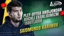 «Pley-offda Andijondan kuchli ekanligimizni isbotladik» – Saidmurod Karimov