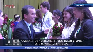 " O’zbekiston yoshlar ittifoqi ta’lim granti "