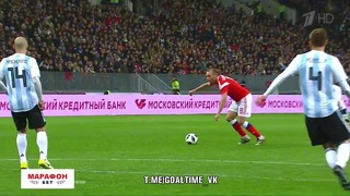 (HD) Россия – Аргентина | Товарищеские матчи 2017 | Обзор матча