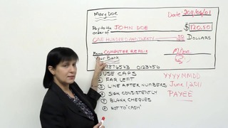 EngVid: Practical English – How to write a check