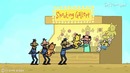 Cartoon box 132 – The firing squad – by Frame Order