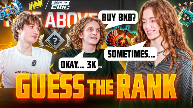 NAVI Niku & pma Guess Our Fans Dota 2 Rank