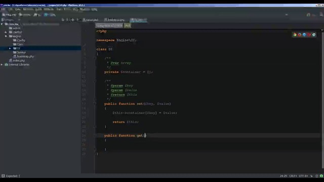 Создание CMS на php – 2 урок (структура Dependency injection)