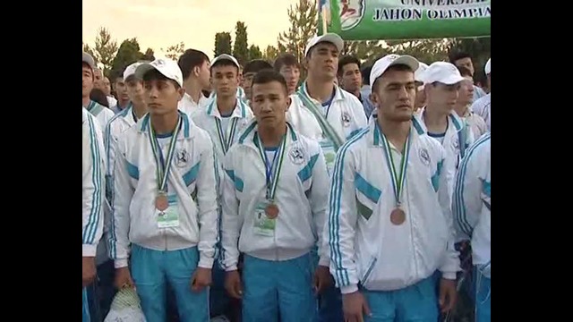 Универсиада ғолибларини кутиб олиш тадбири