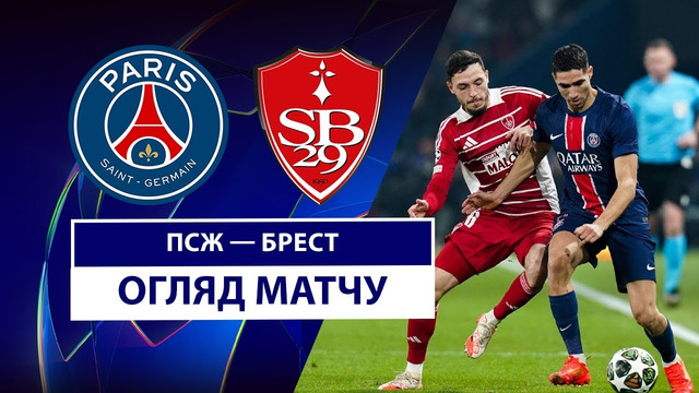 ПСЖ – Брест | Лига чемпионов 2024/25 | 1/16 финала | Ответный матч | Обзор матча