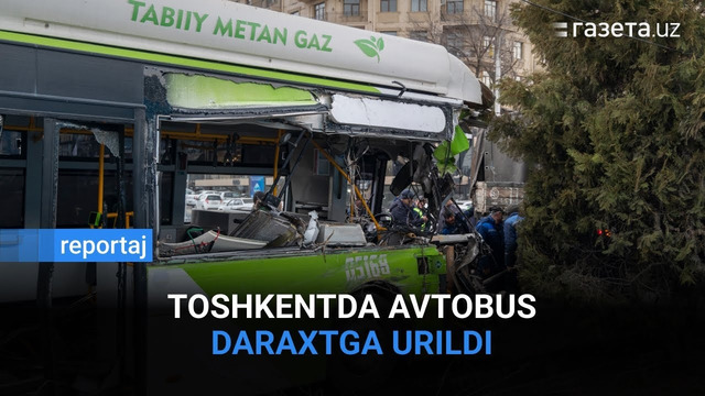 Toshkentda yo‘lovchi avtobus YTHga uchradi. Bir kishi jarohatlandi | Gazeta.uz