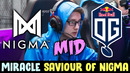 Miracle SAVIOR of NIGMA — back to mid vs OG Seed on WePlay Pushka League