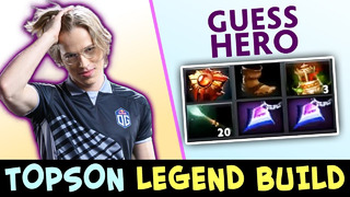 Topson LEGENDARY pick — guess the hero
