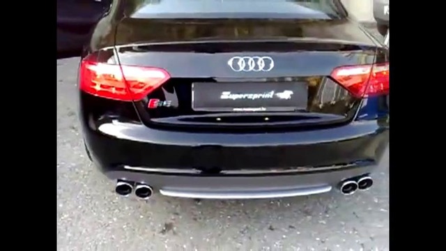 Сочный звук выхлопа – Audi S5