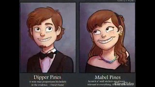Гравити Фолз Pinecest Mabel and Dipper