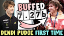 Dendi pudge first try 7.27b after buff — twitch stream with voice