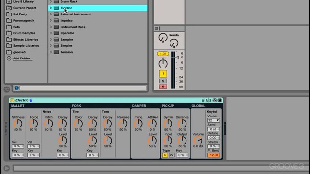 Groove3 – Ableton Live 9. Урок 28 – Instruments