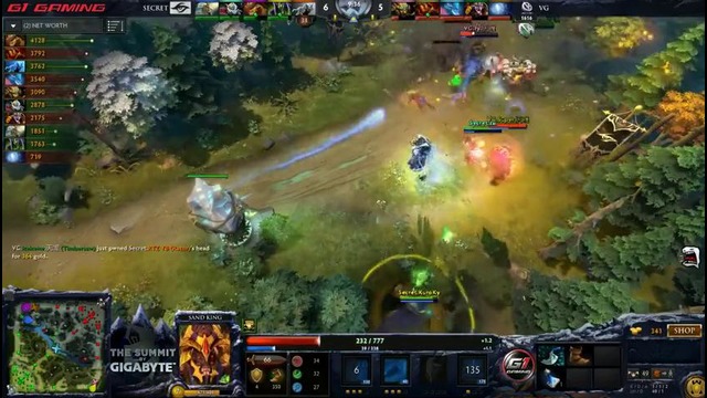 Secret vs VG game 3 The Summit 3 Lan Finals