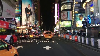 Drive 4K – Times Square Night – New York City USA