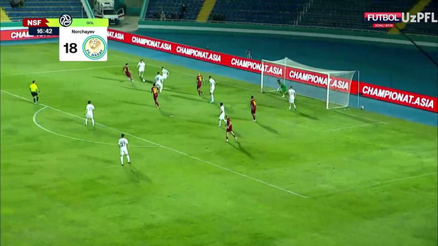 Nasaf – Buxoro / Superliga 21-tur. bahsda kiritilgan gollar va xavfli vaziyatlar