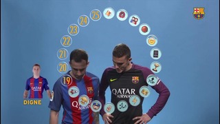 Пако Алькасер и Жорди Масип выбрали смайлики для игроков «Барселоны»