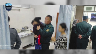 В Ташкенте сотрудники ППС спасли из канала женщину и её полуторогодовалого ребёнка