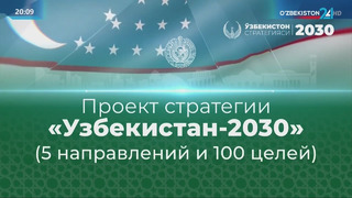 Проект стратегии «Узбекистан-2030»: 100 целей, отражающих основные направления развития Узбекистана