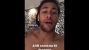 Neymar поет в Instagram