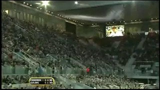 What a fake from the G.O.A.T Federer