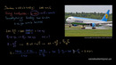 11 “Boeing 767” samolyotining tezlik olish, yaʼni tezlanish masofasi | Toʻgʻri chiziqli harakat |Fizika