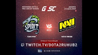 GESC – Natus Vincere vs Team Spirit (Game 1, CIS Quals)