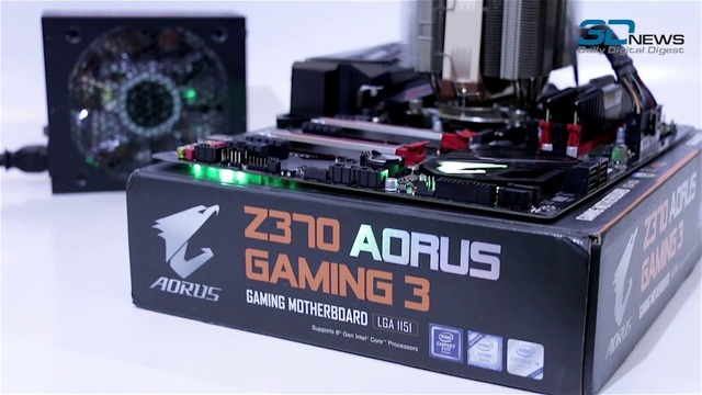 Видеообзор материнской платы Gigabyte Z370 AORUS Gaming 3