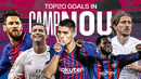 Los MEJORES 20 GOLES de ELCLÁSICO en SPOTIFY CAMP NOU