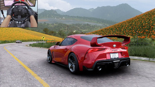 Tuned Toyota GR Supra – Forza Horizon 5 | Thrustmaster TX gameplay