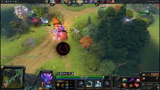 Dota 2 AlexTheFool Arc Warden NOT RAT Gameplay