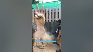 Man Makes Epic Carving With Chainsaw | People Are Awesome #extremesports #shorts #peopleareawesome