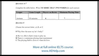 IELTS Listening Section Introduction and Example