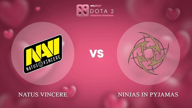 ПОЛУФИНАЛ NaVi vs Ninjas in Pyjamas #1 Dota 2 Valentine Madness WePlay! 15.02.2019