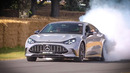 NEW Mercedes-AMG GT 4-Door Coupe. Huge burnouts and acceleration at Goodwood FOS 2026