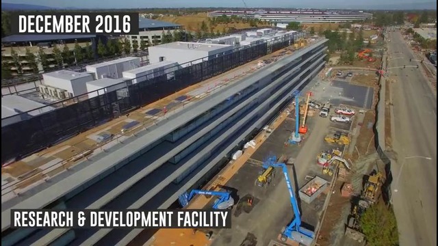 Apple campus 2: 6 month time lapse