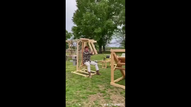 Деревенская тренажерка