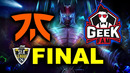 Fnatic vs geek fam – grand final – one esports dota 2