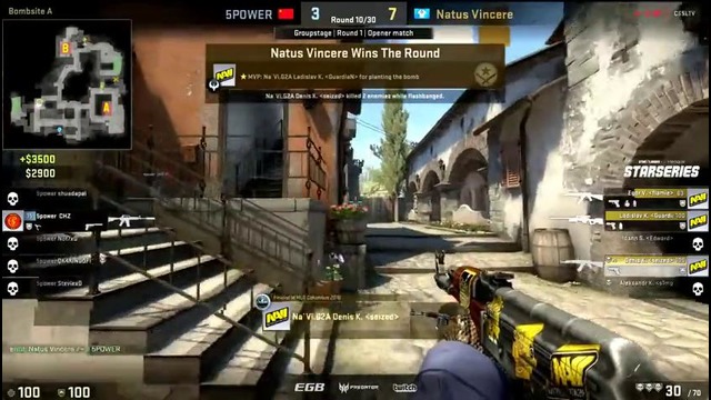 CS:GO: StarSeries S3: Na’Vi vs 5POWER (inferno) SL i-League, Finals