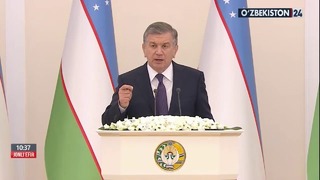 Первое в истории Узбекистана послание Президента палатам парламента
