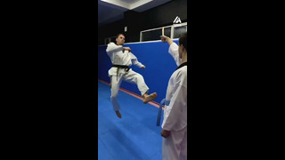 Taekwondo Expert Puts Out Candles’ Flames With A Kick | People Are Awesome #shorts