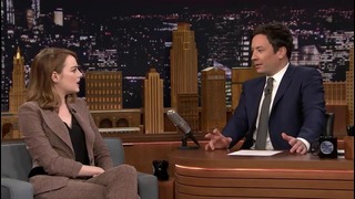 Emma Stone Played Tambourine for Prince with a Bloody Foot | Jimmy Fallon
