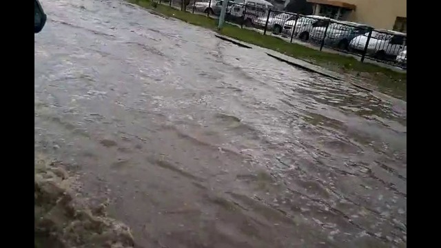 Ливень в Фергане 17-06-2014
