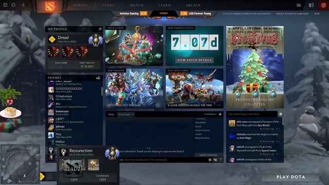 Dota 2 Dread’s stream – Clockwerk/Earthshaker/Dark Seer 29.12.2017 Часть 2