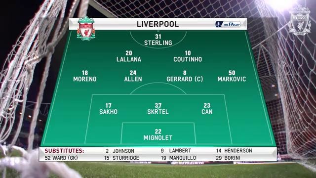 Bolton 1-2 Liverpool FC FA Cup 4/02/2015