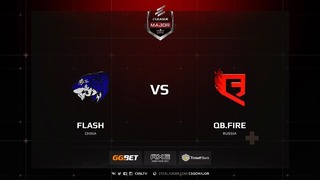 QB.Fire vs Flash, Main Qualifier, ELEAGUE Major- Boston 2018